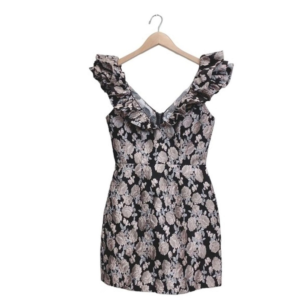 SAYLOR brocade dress.